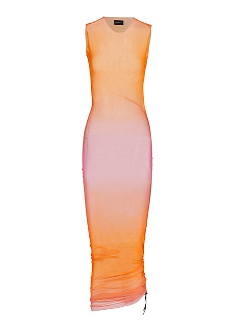 Sunset Sheer Midi Dress