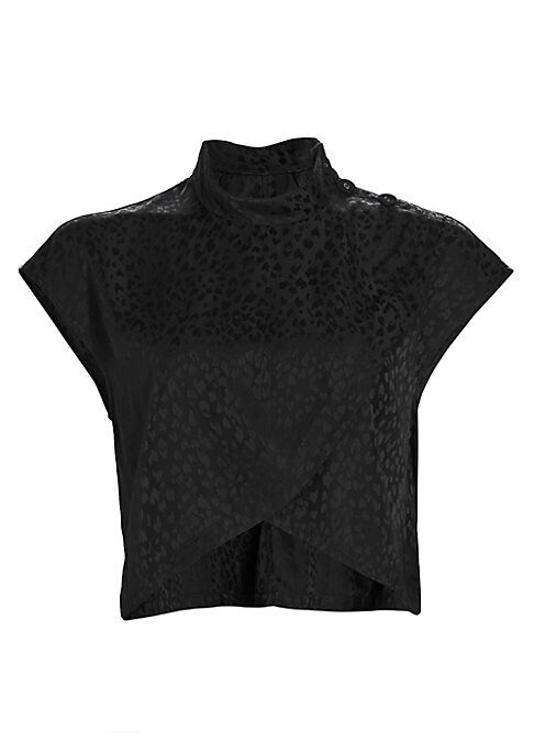 Leopard Wrap Top