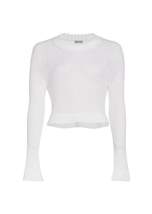Cozy Cropped Knit Sweater