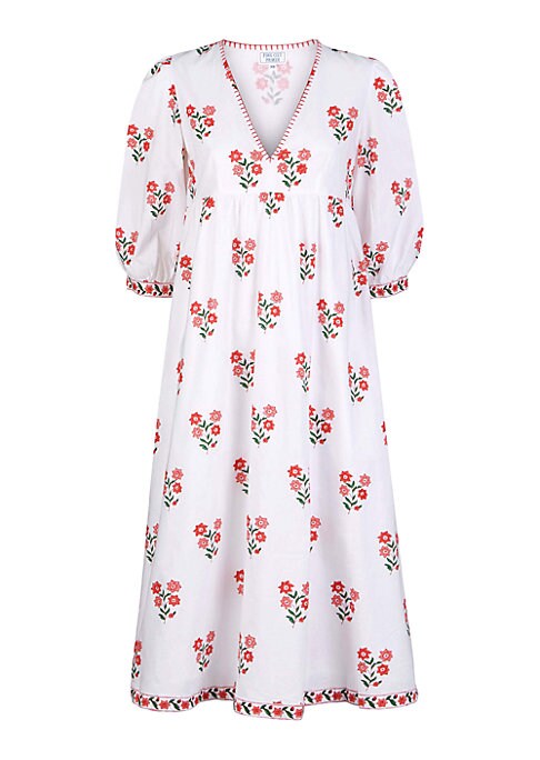 Floral Elegance Midi Dress