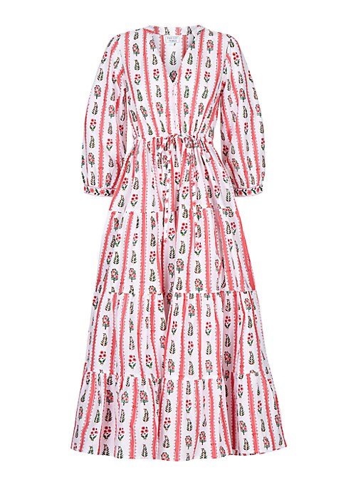 Chic Pink Midi Dress