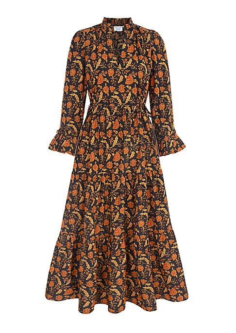 Autumn Breeze Midi Dress