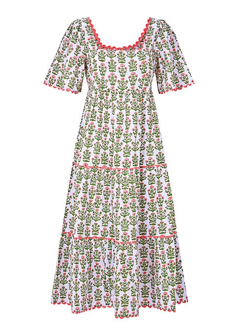 Vintage A-Line Midi Dress