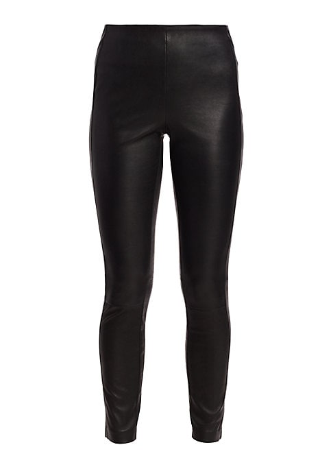 High Waist Luxe Leather