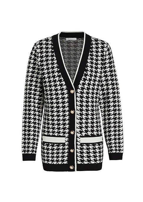 Chic Houndstooth Sweater