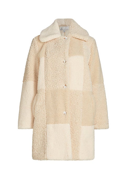 Cozy Patchwork Sherpa Coat