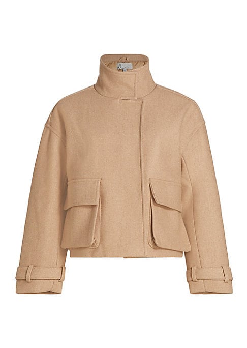Boxy Wool Blend Jacket