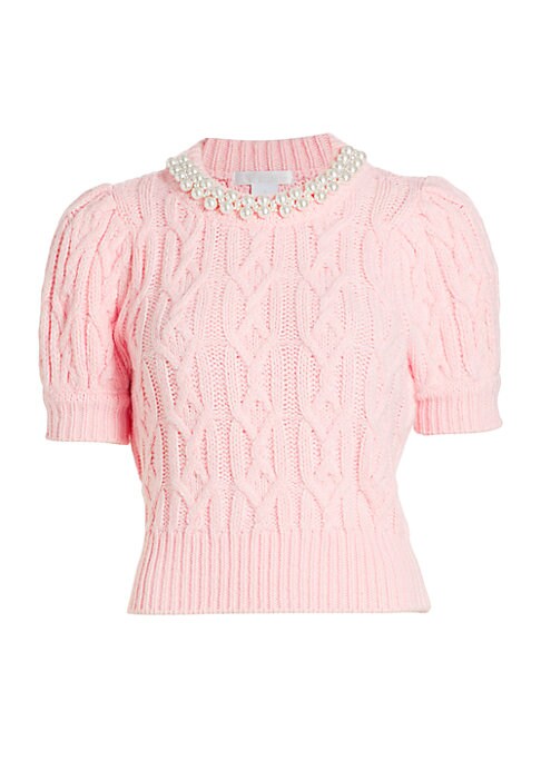 Pearl Detail Knit Top