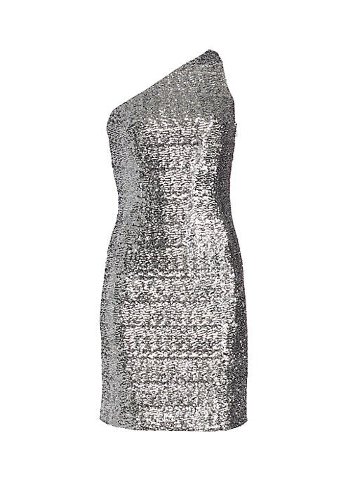 Lustrous One-Shoulder Dress