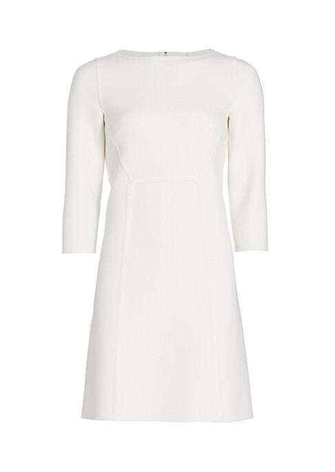Chic Wool Blend Shift Dress