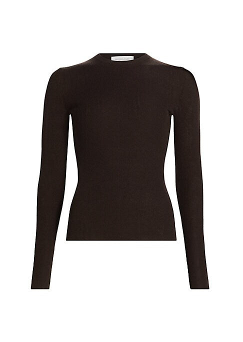 Cozy Ribbed Cashmere Top