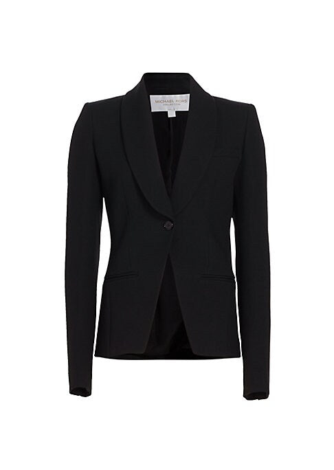 Sleek Shawl-Lapel Blazer