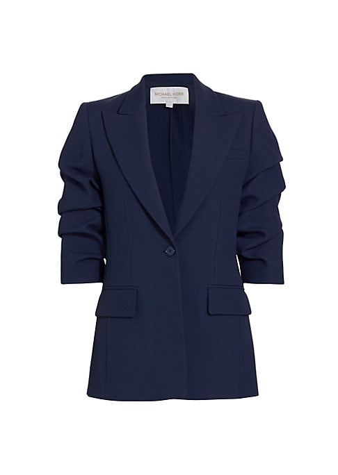 Chic Ruched Blazer