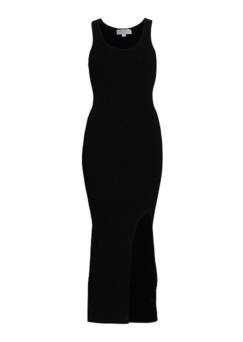 Elegant Slit Midi Dress