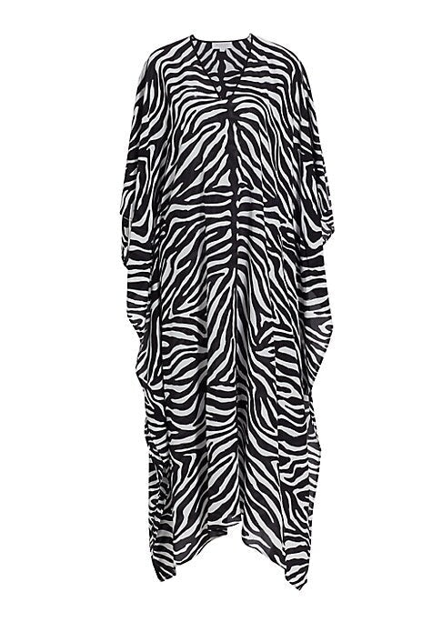Exotic Silk Maxi Dress