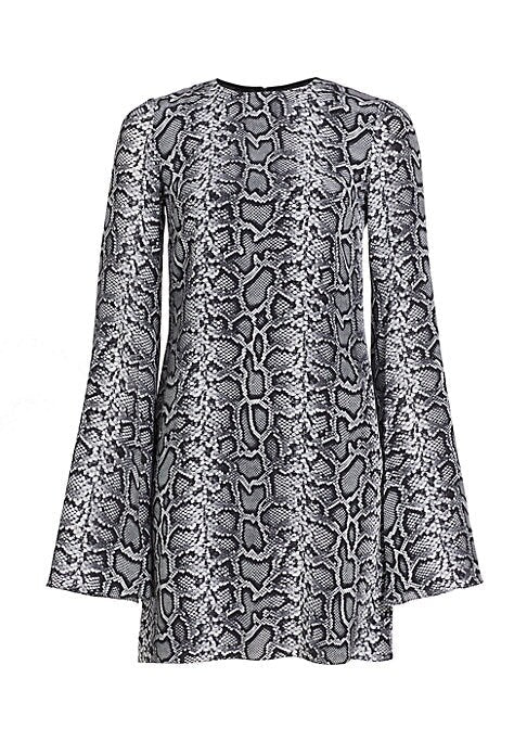 Snakeskin Luxe Minidress