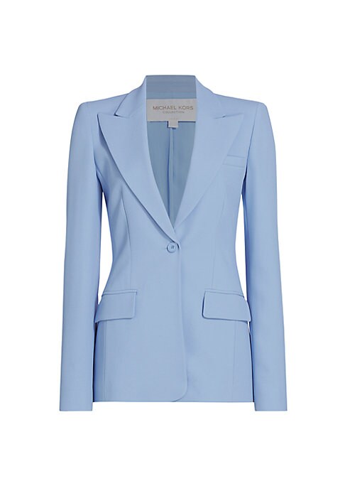 Chic Peak Button Blazer