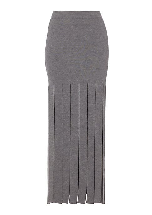 Flowing Luxe Wool Skirt