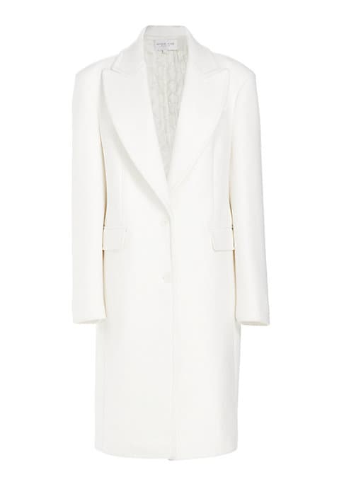 Elegant Wool Peak Coat