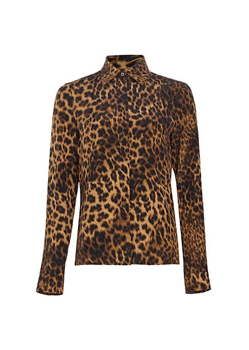 Leopard Silk Elegance Shirt