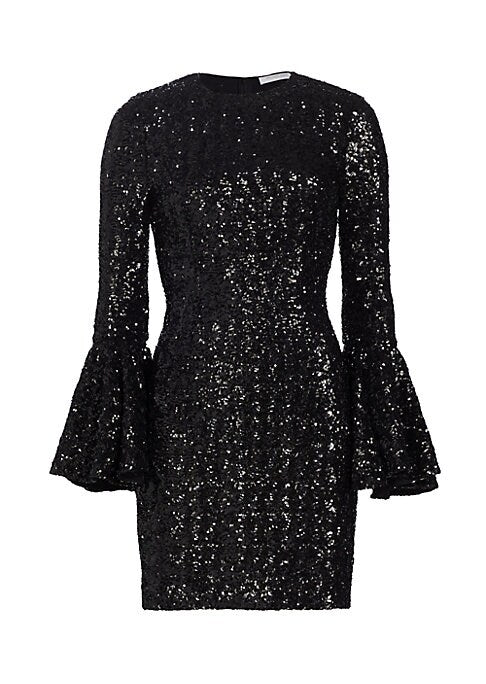 Glitzy Ruffle Minidress