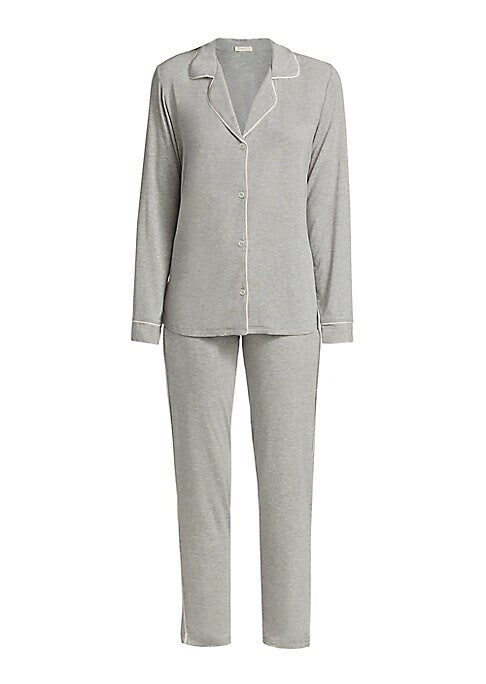 Chic Tuxedo Pajama Set