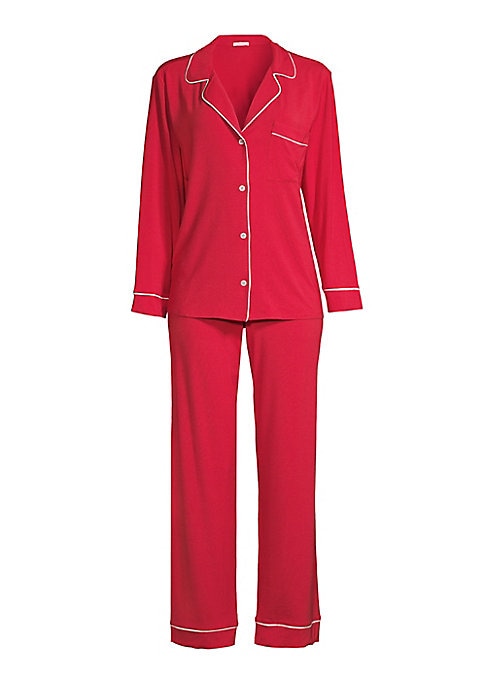 Cozy Contrast Pajama Set