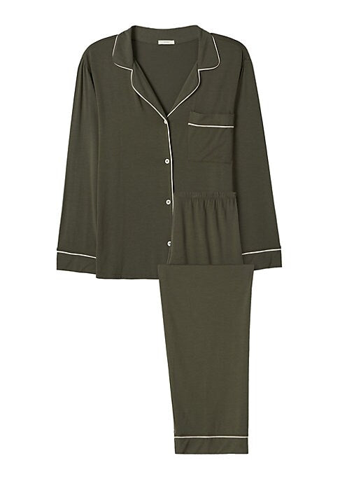 Cozy Contrast Pajama Set