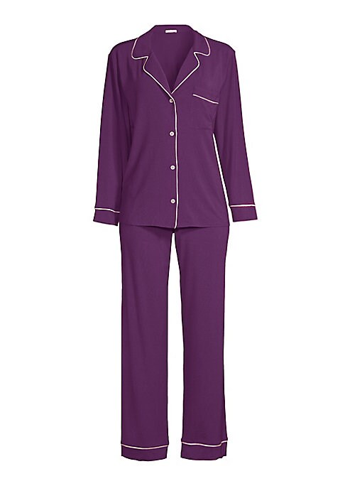 Cozy Piped Pajama Set