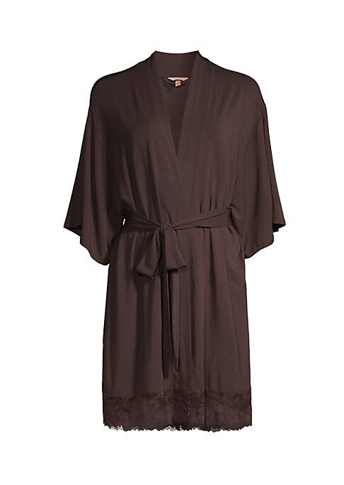 Floral Lace Kimono Robe