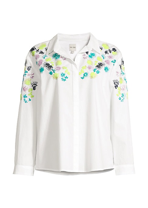 Embroidered Floral Blouse