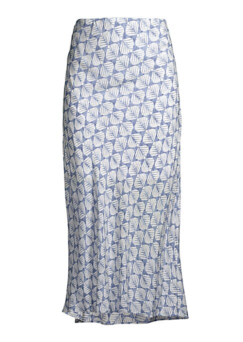 Leafy Midi Skirt Delight