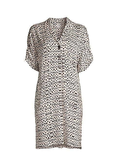 Polka Dot Shift Dress