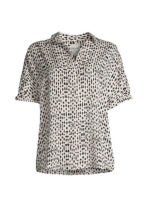 Ink Dot Boxy Top