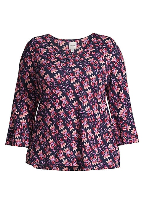 Floral Breeze Knit Top