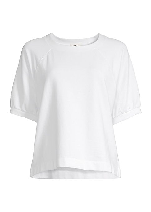 Chic Gathered Cuff Tee