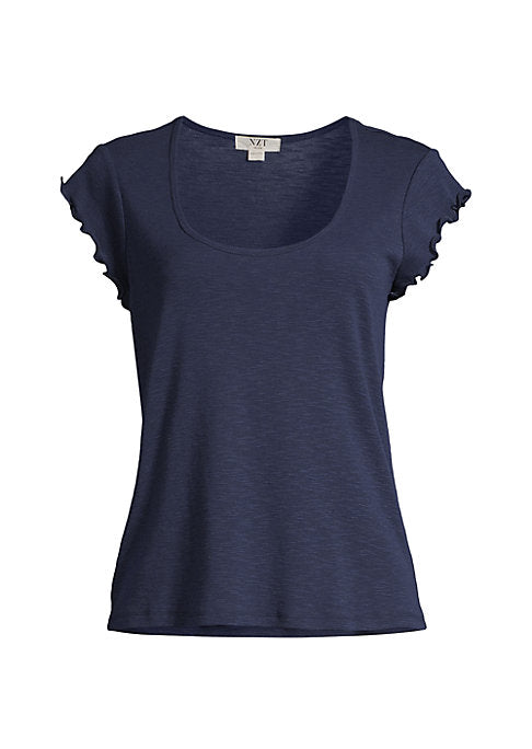 Ruffled Edge Tee