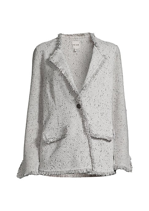 Fringe Knit Blazer
