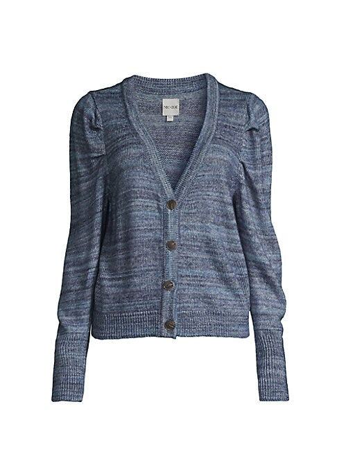 Textured Puff Cardigan