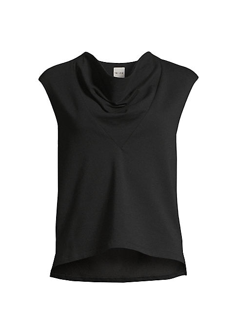 Drape Neck Sleeveless Top