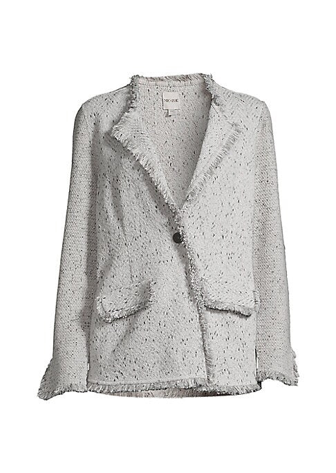 Fringe Knit Chic Blazer