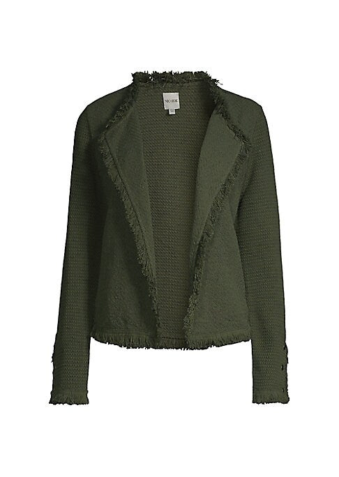 Fringe Trim Cardigan