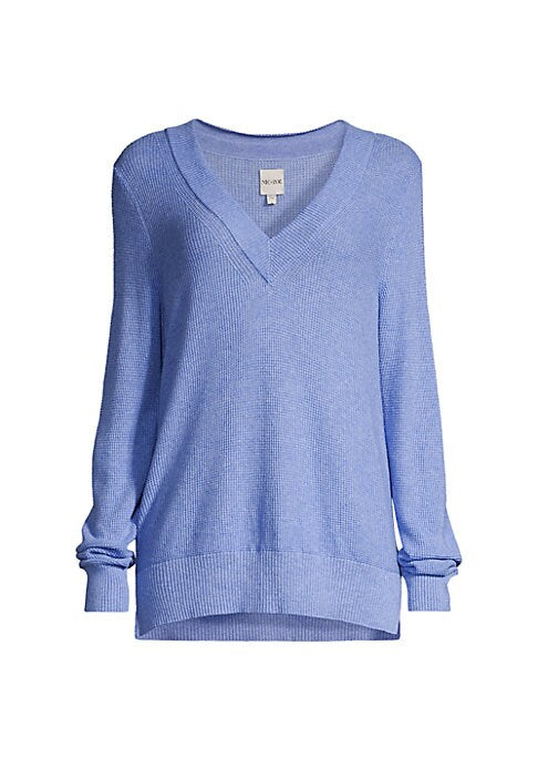 Cozy Textured V-Neck Top