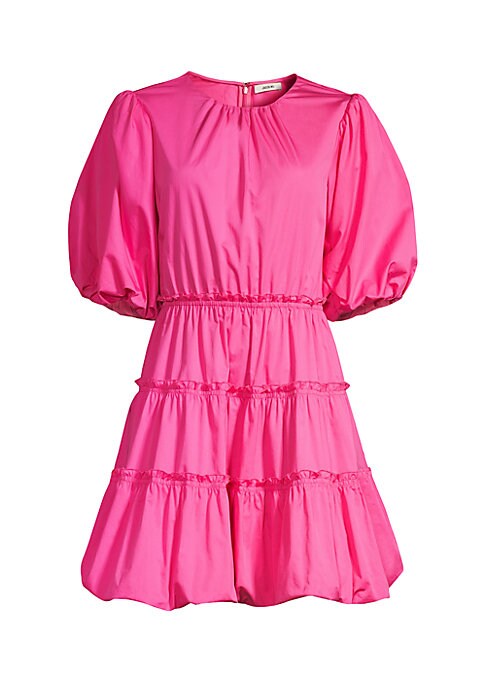 Ruffled Balloon Mini Dress