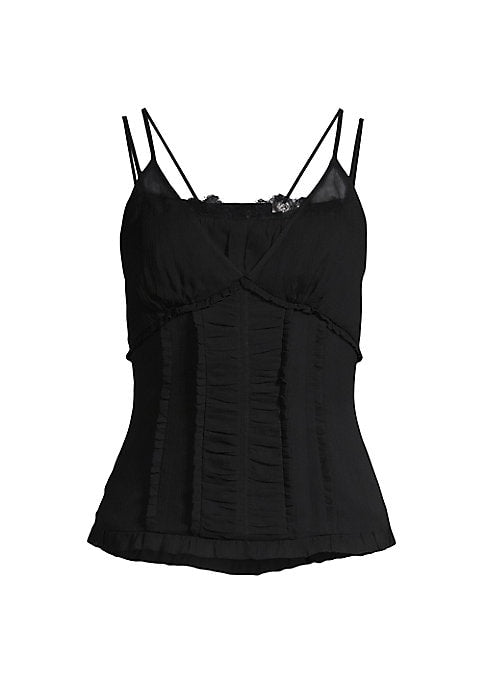 Silky Ruffle Camisole