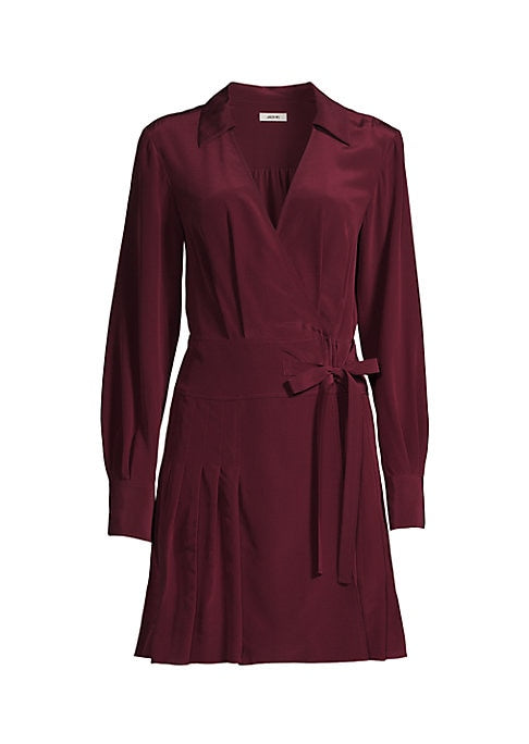 Elegant Silk Pleat Dress