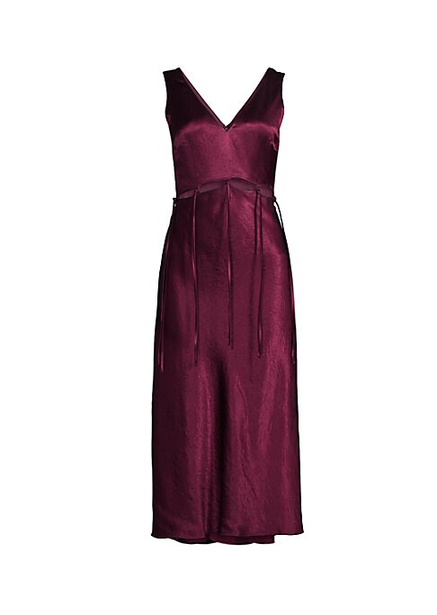 Satin Luxe Cut-Out Dress