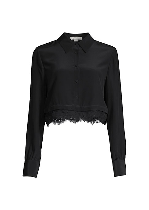 Luxe Lace Crop Blouse