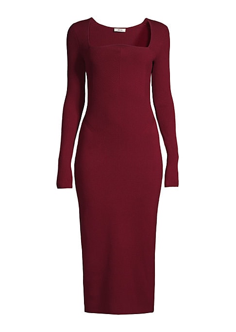 Chic Wool Midi Dress