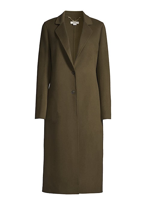 Elegant Midi Wool Coat